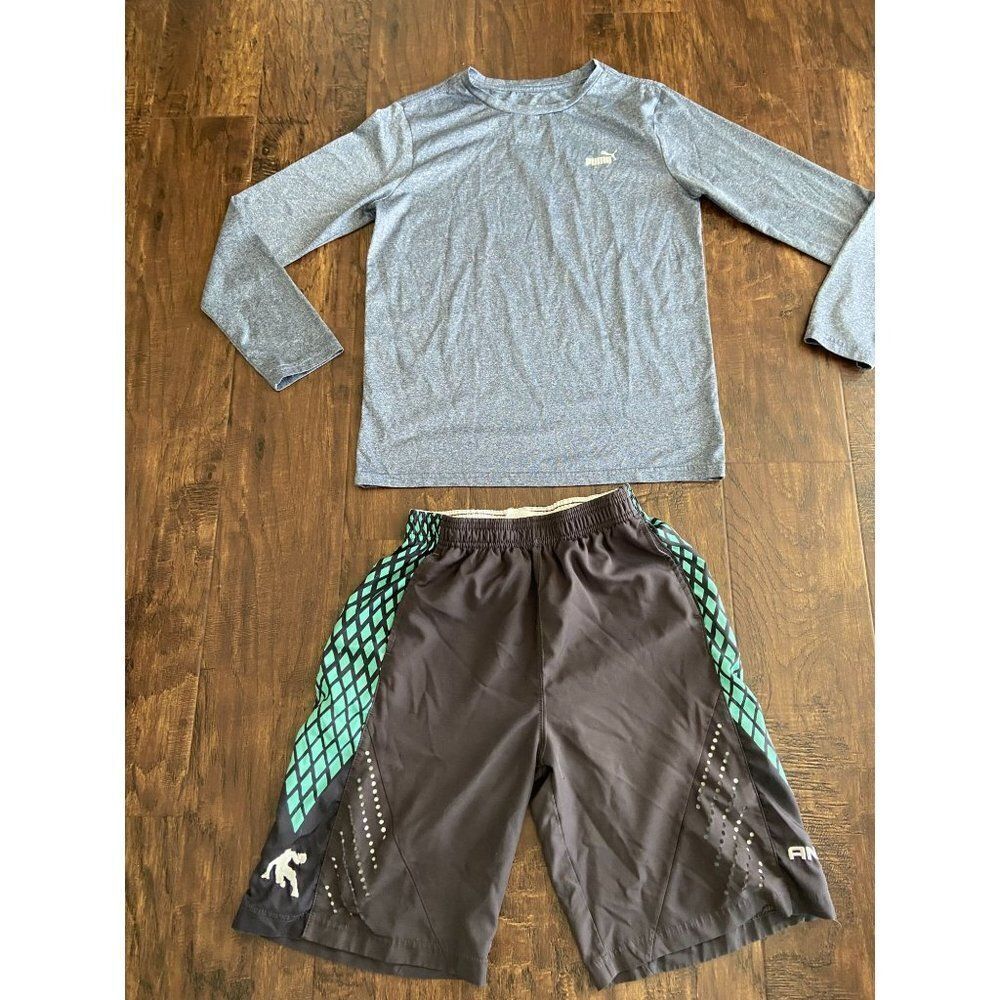 Puma Shirt/ AND1 Short Bundle-Youth L (10-12)